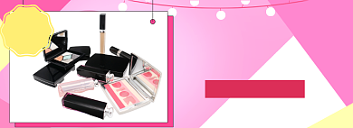 美妆日记彩妆淘宝banner背景