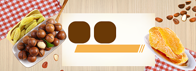食物零食海报banner背景