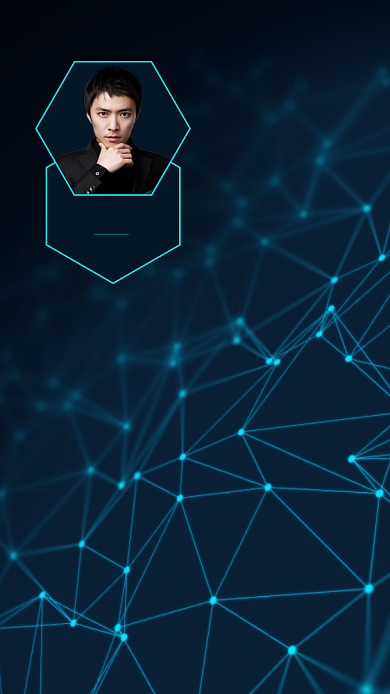 科技线条创意聊天背景图壁纸海报背景