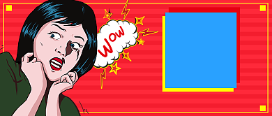 波普风整形美容公众号首图背景