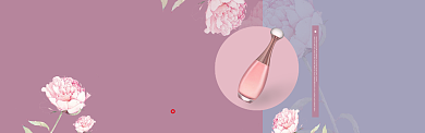 粉色回忆精油香水淘宝banner背景