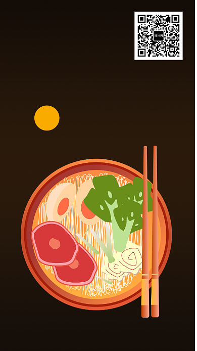 拉面馆手机海报宣传海报背景