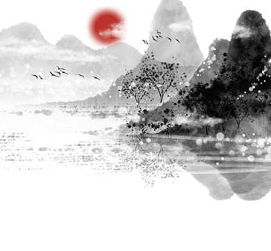 水墨朋友圈封面背景