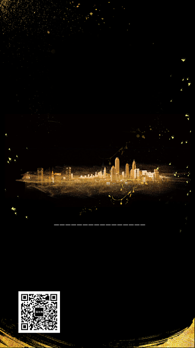 创意金色金融理财投资海报背景