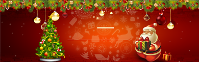 圣诞狂欢夜新品活动电商banner海报背景