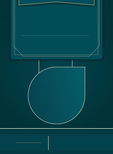 绿色调酒店打折海报背景