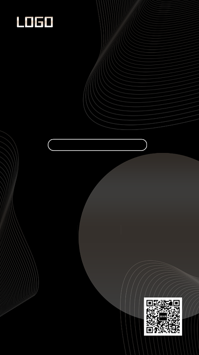 简约创意科技手机海报背景