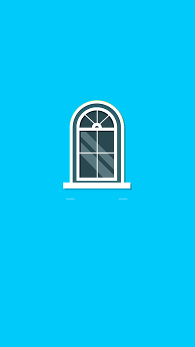 窗户插画手机壁纸背景