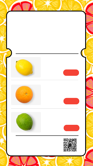 黄色简约时令生鲜限时特惠宣传海报背景