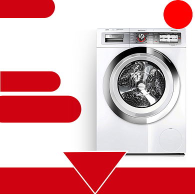 家装电器洗衣机直通车背景