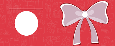 红色优惠券背景