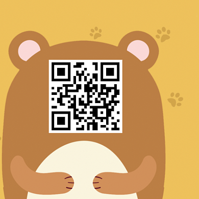 宠物护理二维码背景
