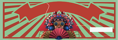 国潮当道淘宝banner背景