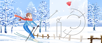 12月你好冬季滑雪公众号首图背景