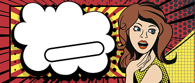 红色卡通女孩双十二攻略公众号首图背景