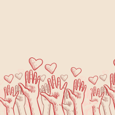 简约关爱老人孝敬公众号次图背景