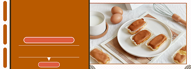 淘宝甜点下午茶黄油蛋糕促销banner背景