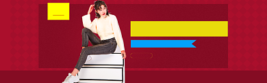 新品牛仔裤banner背景