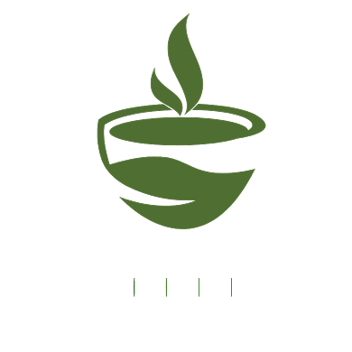 绿色茶叶店logo背景