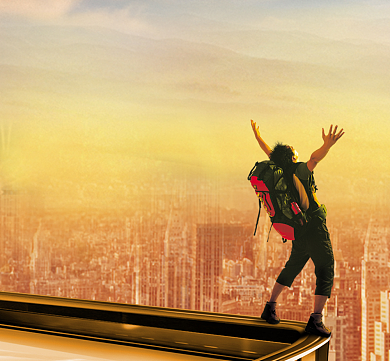 励志努力暖色简约公平朋友圈封面背景