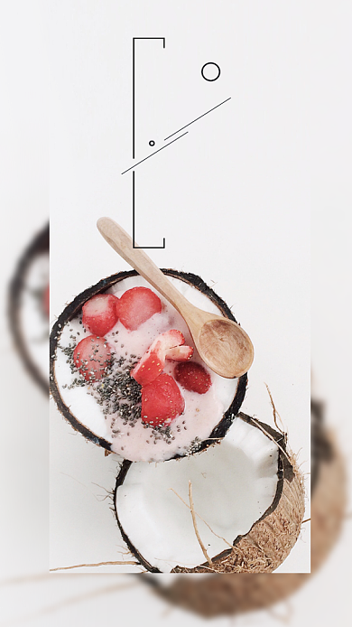 白色高清8月15日日签手机海报背景