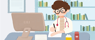 创意卡通医疗健康公众号首图背景