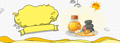 天然蜂蜜淘宝banner背景