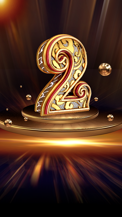 高端立体房产开盘手机海报背景