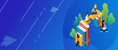 简约卡通加油中高考公众号首图背景