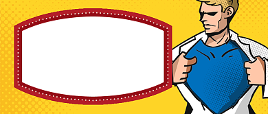 黄色卡通招聘就是你公众号首图背景