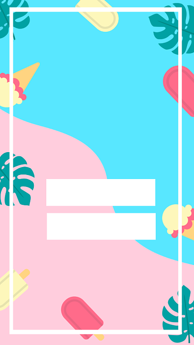 夏日海边游创意简约蓝粉色宣传海报背景