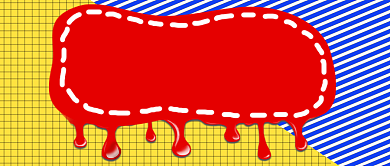 线条热到融化公众号首图背景