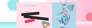 创意清新春季焕新促销海报banner背景
