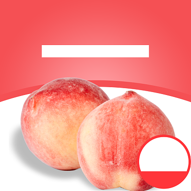 新品水蜜桃直通车背景