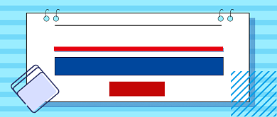 蓝色电脑培训公众号首图背景