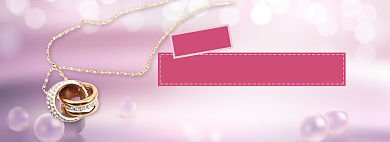 天猫配饰项链新品限时秒杀淘宝banner背景