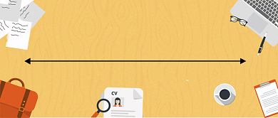 招聘求职简历首图背景