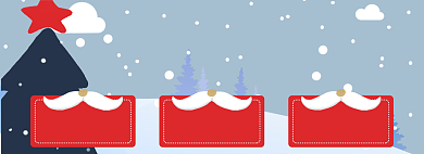 双旦同庆优惠多多淘宝banner背景