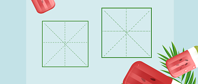 夏季绿色大暑节日首图背景