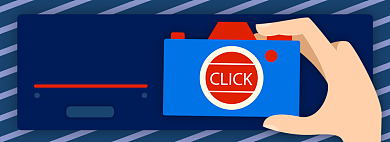 拍照摄像电商淘宝banner图背景