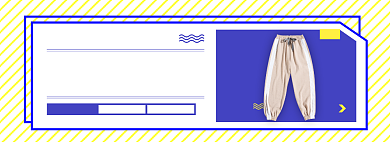 潮流女装淘宝电商banner图背景