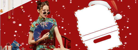 圣诞节女装背景