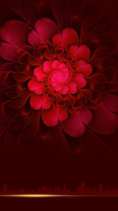 简约创意大气年会手机海报背景