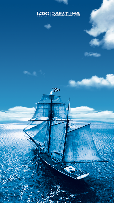 国际航海日手机海报背景
