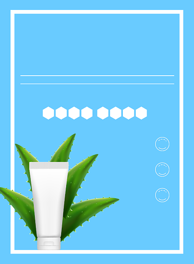 滋润补水创意印刷海报背景