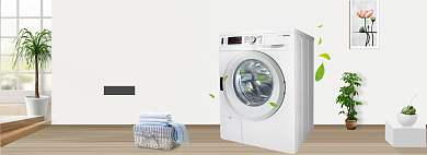 洗衣机促销banner背景