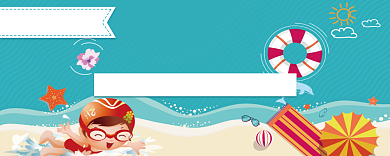 少儿游泳馆背景