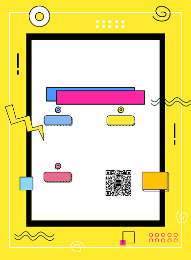 简约几何创意校园招聘宣传海报背景