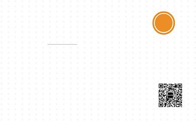 简约波点潮流元素橙色个人名片背景