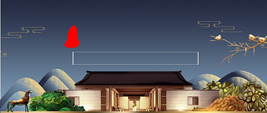 蓝金大气房地产荣耀开盘公众号首图背景